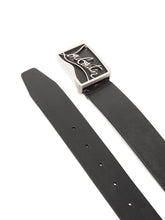 Charger l'image dans la galerie, Ceinture en cuir à plaque logo Ricky

